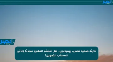 كارثة صحية تضرب زيمبابوي.. هل تنتشر الملاريا مجددًا وتأثير انسحاب التمويل؟